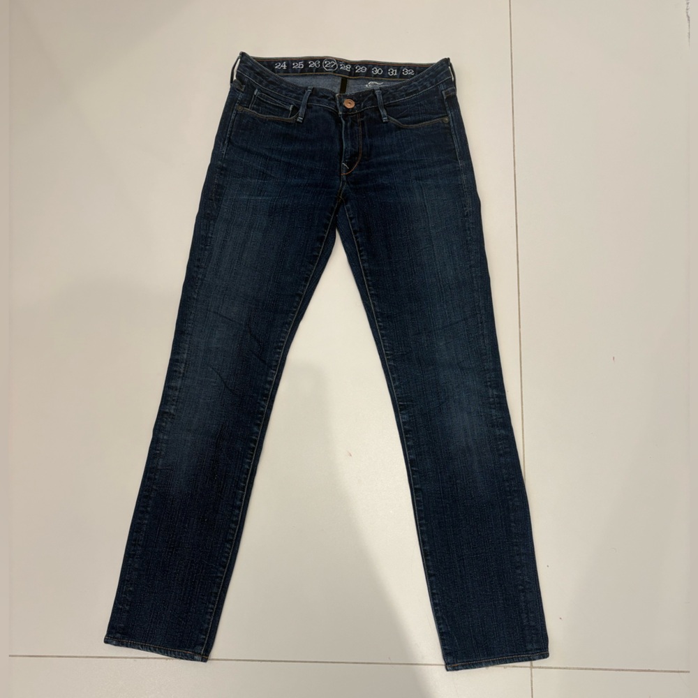 Earnest Sewn brand - Dark Blue Denim Jeans